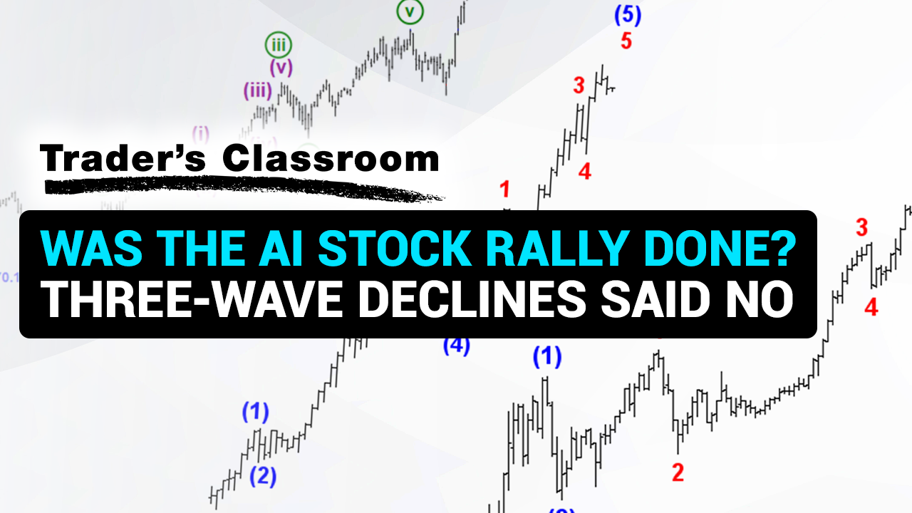 Was the AI Stock Rally Done? Three-wave declines said no