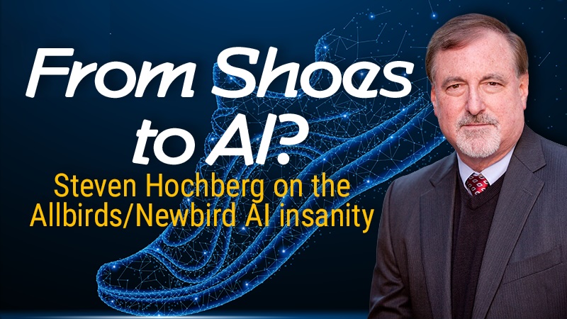From Shoes to AI? Steven Hochberg on the Allbirds/Newbird AI Insanity